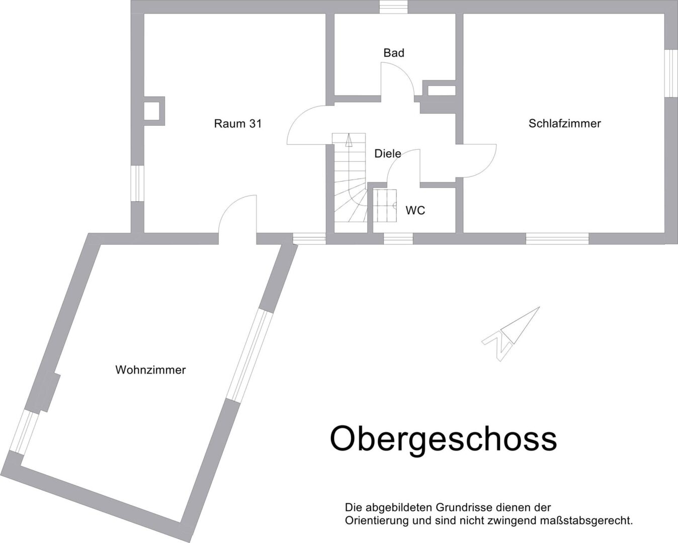 Grundriss ObergeschossFalkenhainer Strasse 35