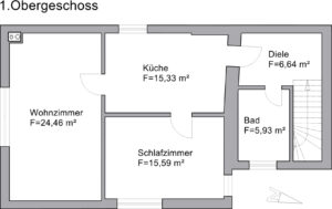 1.OG Grundriss Auligk 49