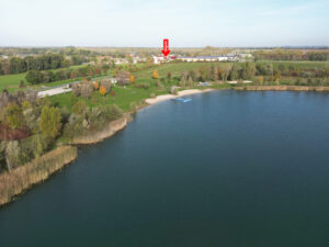 Grossstolpener See mit Objektpfeil