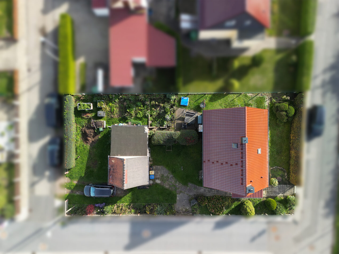 Grundstucksaufnahme Drohne