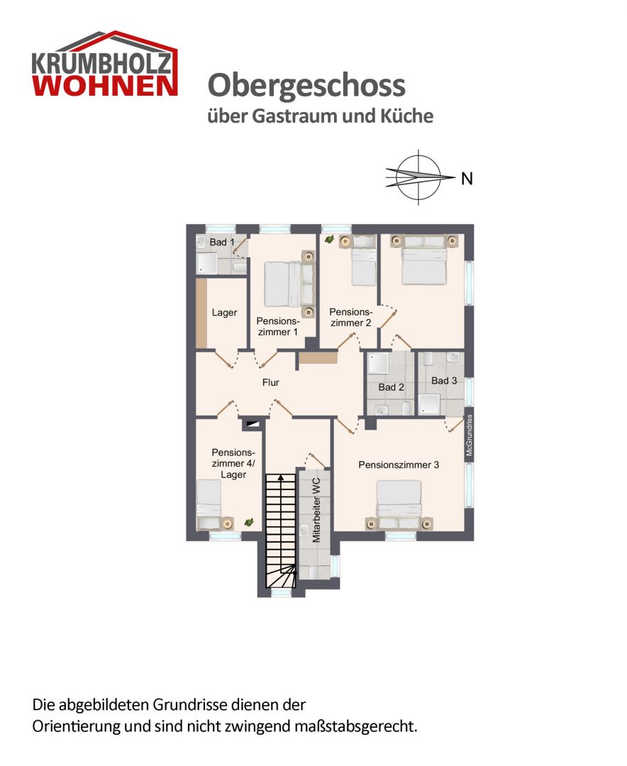 Grundriss Obergeschoss