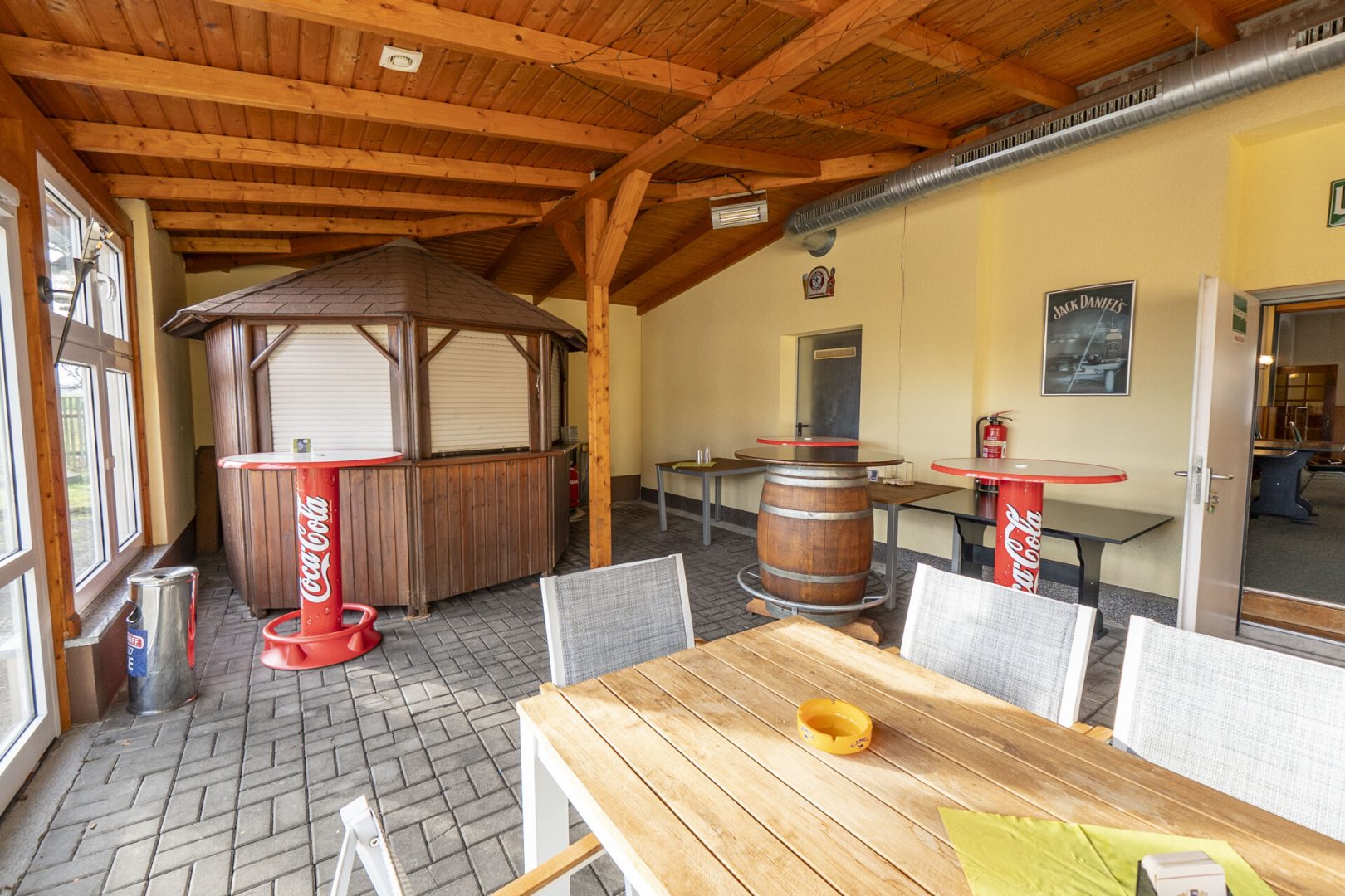 Bar im Wintergarten