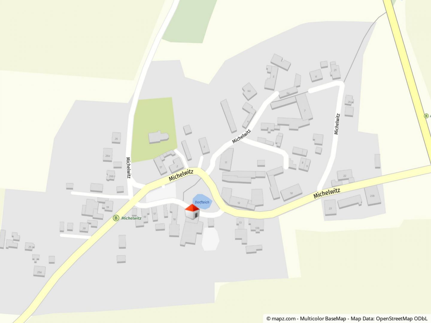 Mikrolage im Ort