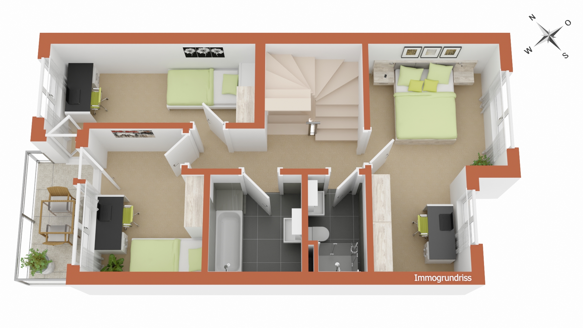 Grundriss 1.Obergeschoss