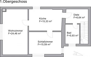 1.OG Grundriss Auligk 49