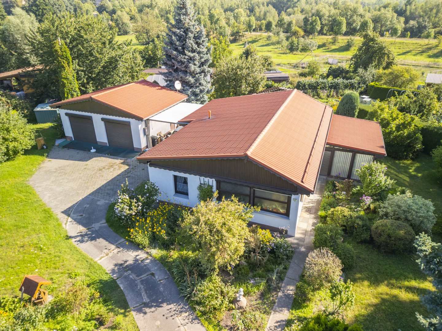 Hausansicht Luft