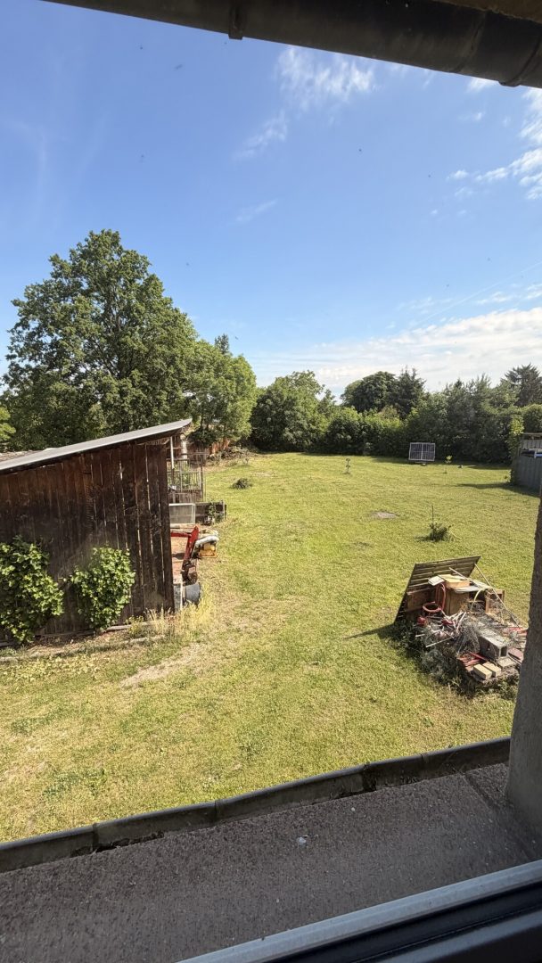 Ausblick auf Garten aus 1.OG