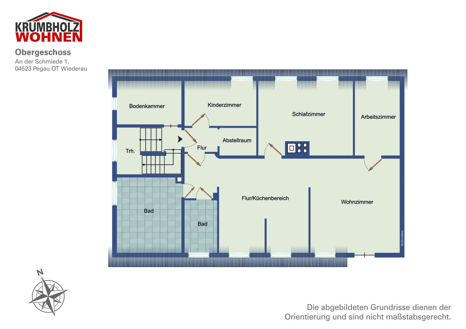Grundriss Obergeschoss schematisch KW