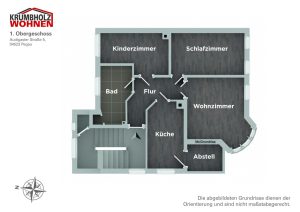 Grundriss 1.OG schematisch KW