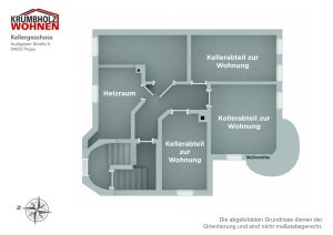 Grundriss Keller schematisch KW